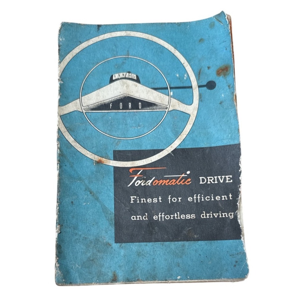 1950 Ford Passenger Car *FORDOMATIC DRIVE* Hand Book Manual Booklet Brochure